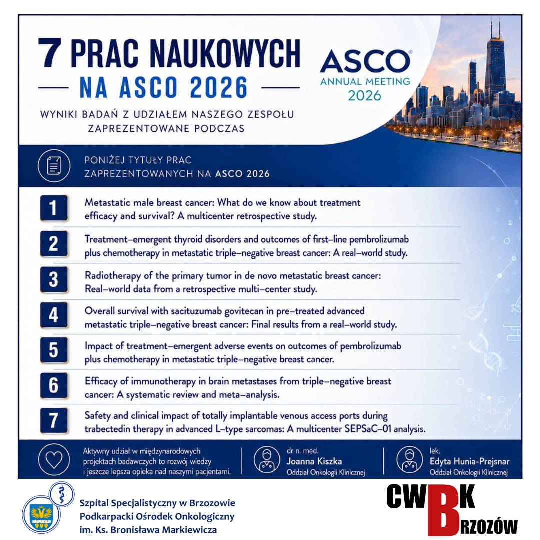 Nasze badania na ASCO 2026